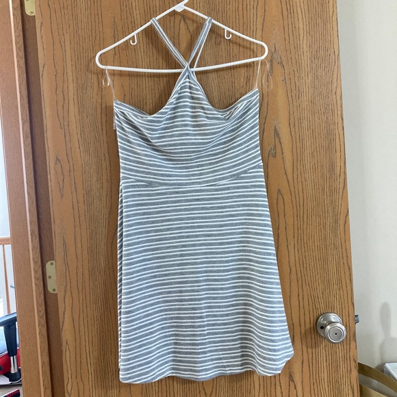 Everly Striped Halter Dress Size Large - Picture 2 of 5